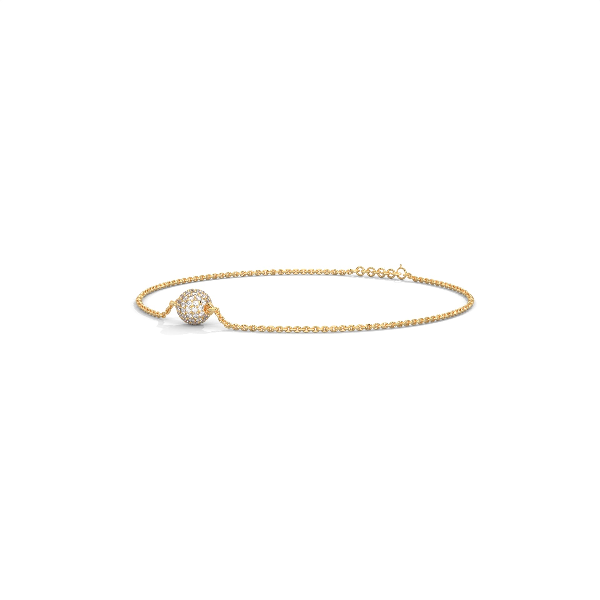 Diamond Pavé Sphere Bracelet