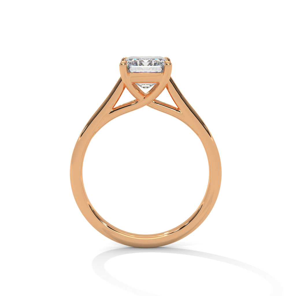 Radiant Cut Solitaire Engagement Ring