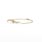 Pavé Wave Diamond Bracelet