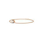 Emerald Cut Solitaire Diamond Bracelet