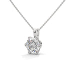 Round Solitaire Diamond Pendant