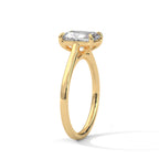 Emerald Cut Solitaire Engagement Ring
