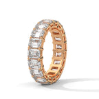 Emerald Cut Diamond Eternity Band Ring