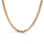 Emerald Cut Diamond Tennis Necklace