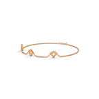 Triple Clover Station Bracelet