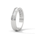 Baguette Cut Diamond Channel Set Band Ring
