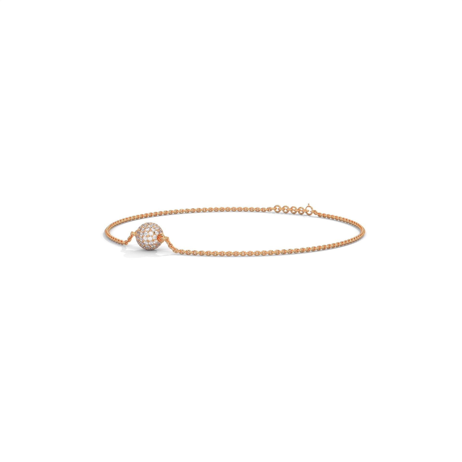 Diamond Pavé Sphere Bracelet