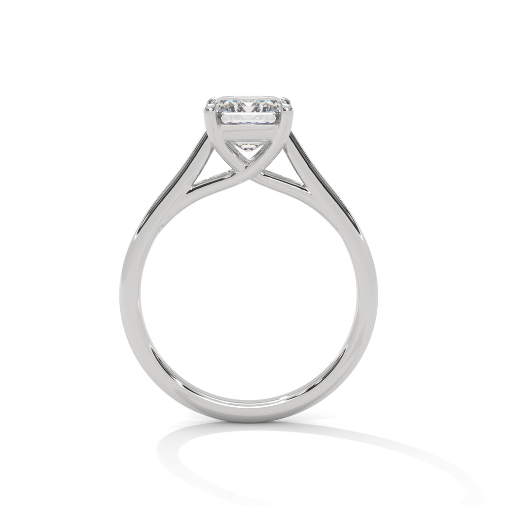Radiant Cut Solitaire Engagement Ring