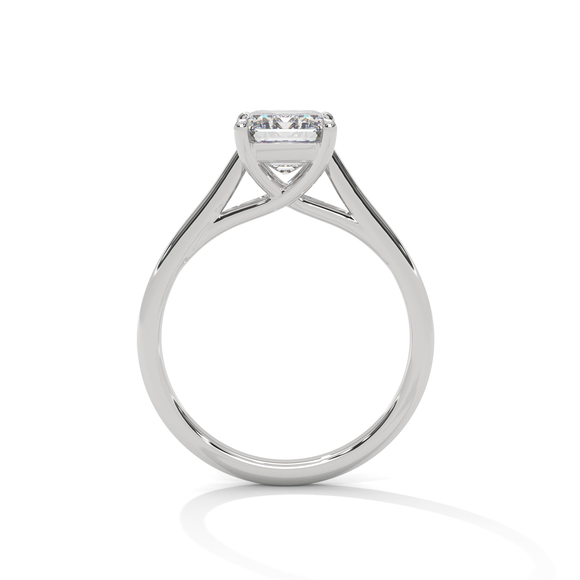 Radiant Cut Solitaire Engagement Ring