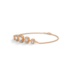 Emerald Cut Five Stone Diamond Bracelet