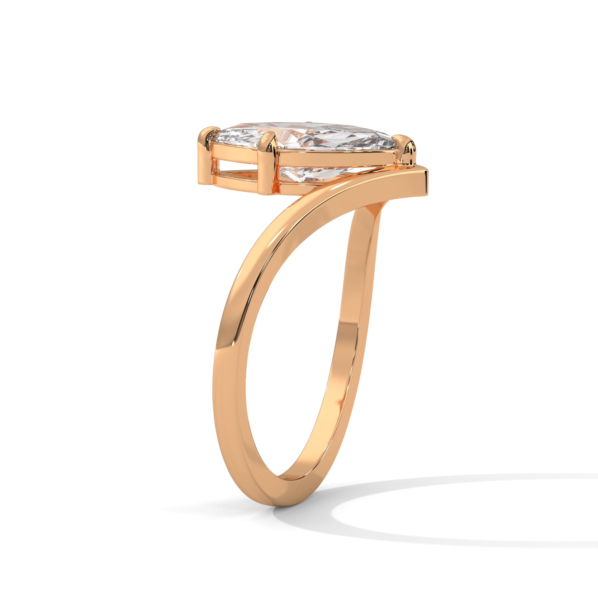 Marquise Cut Solitaire Engagement Ring
