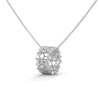 Honeycomb Diamond Pendant