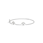 Triple Clover Station Bracelet