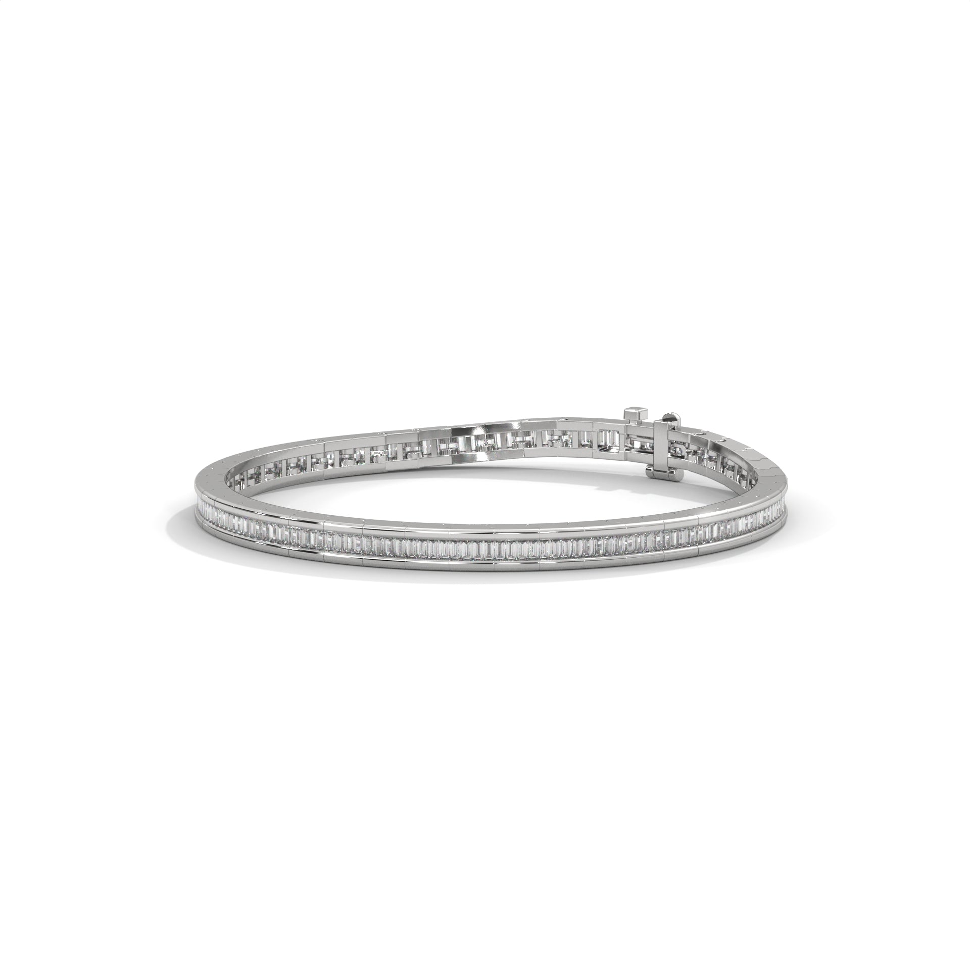 Baguette Diamond Tennis Bracelet