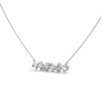 Multi Shape Diamond Bar Pendant