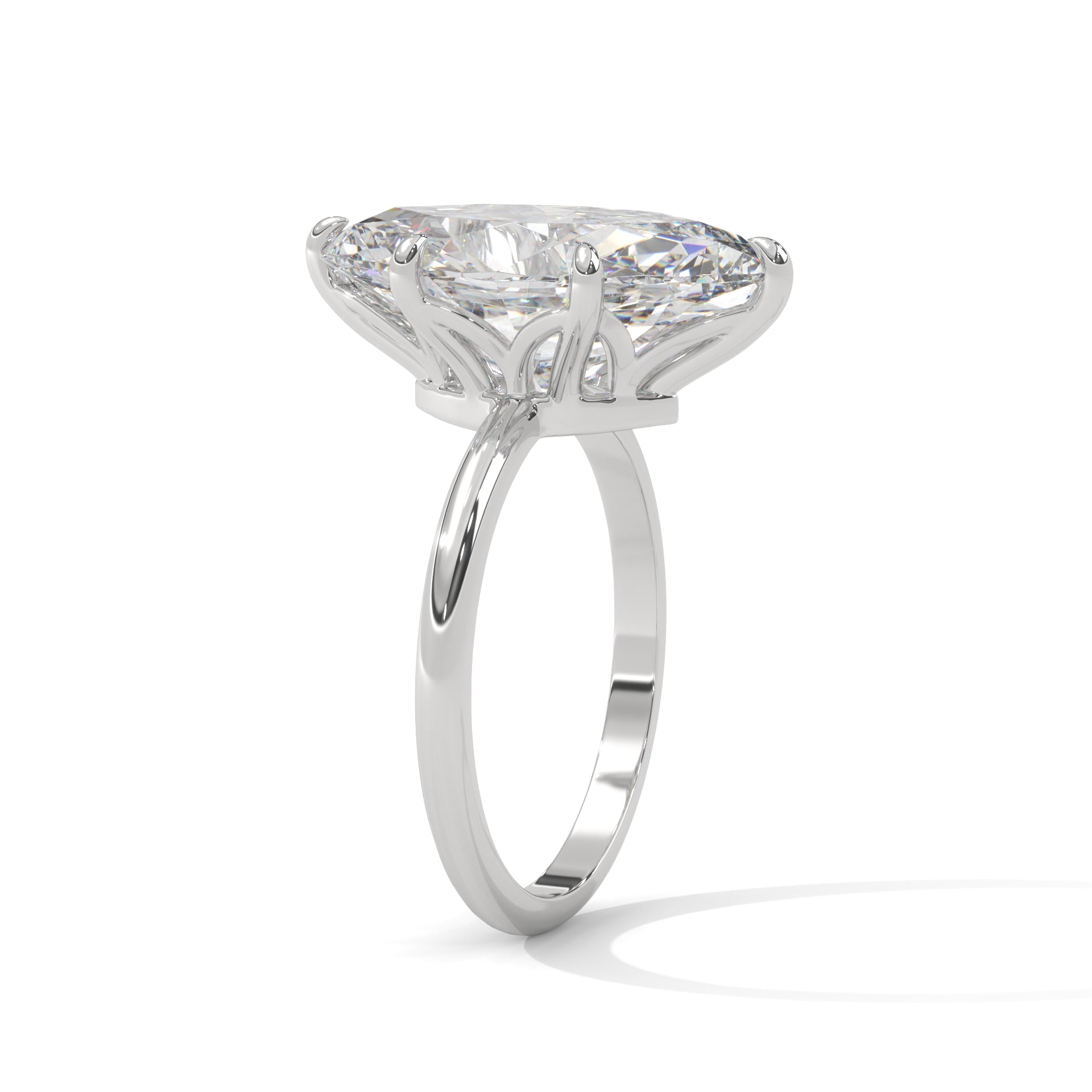 Marquise Cut Solitaire Engagement Ring