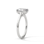Emerald Cut Solitaire Engagement Ring