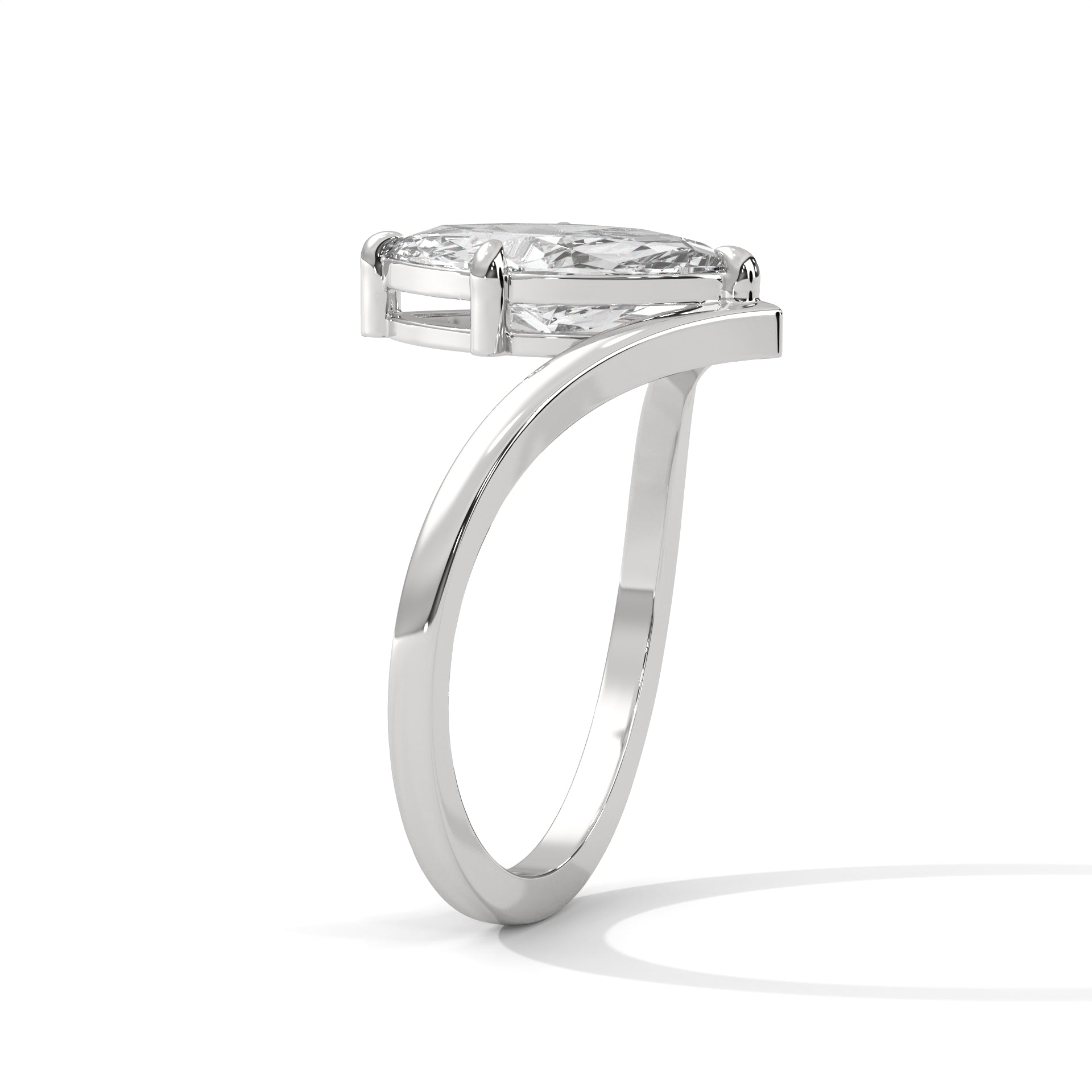 Marquise Cut Solitaire Engagement Ring