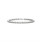 Bezel Diamond Teardrop Bracelet