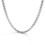 Emerald Cut Diamond Tennis Necklace