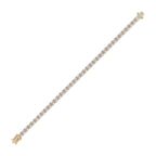 Emerald Cut Diamond Tennis Bracelet