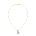Diamond Initial "S" Pendant Necklace