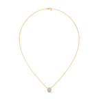 Heart Diamond Floral Pendant