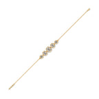 Emerald Cut Five Stone Diamond Bracelet
