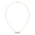 Multi Shape Diamond Bar Pendant