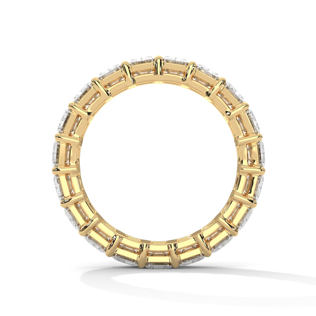 Emerald Cut Diamond Eternity Band Ring