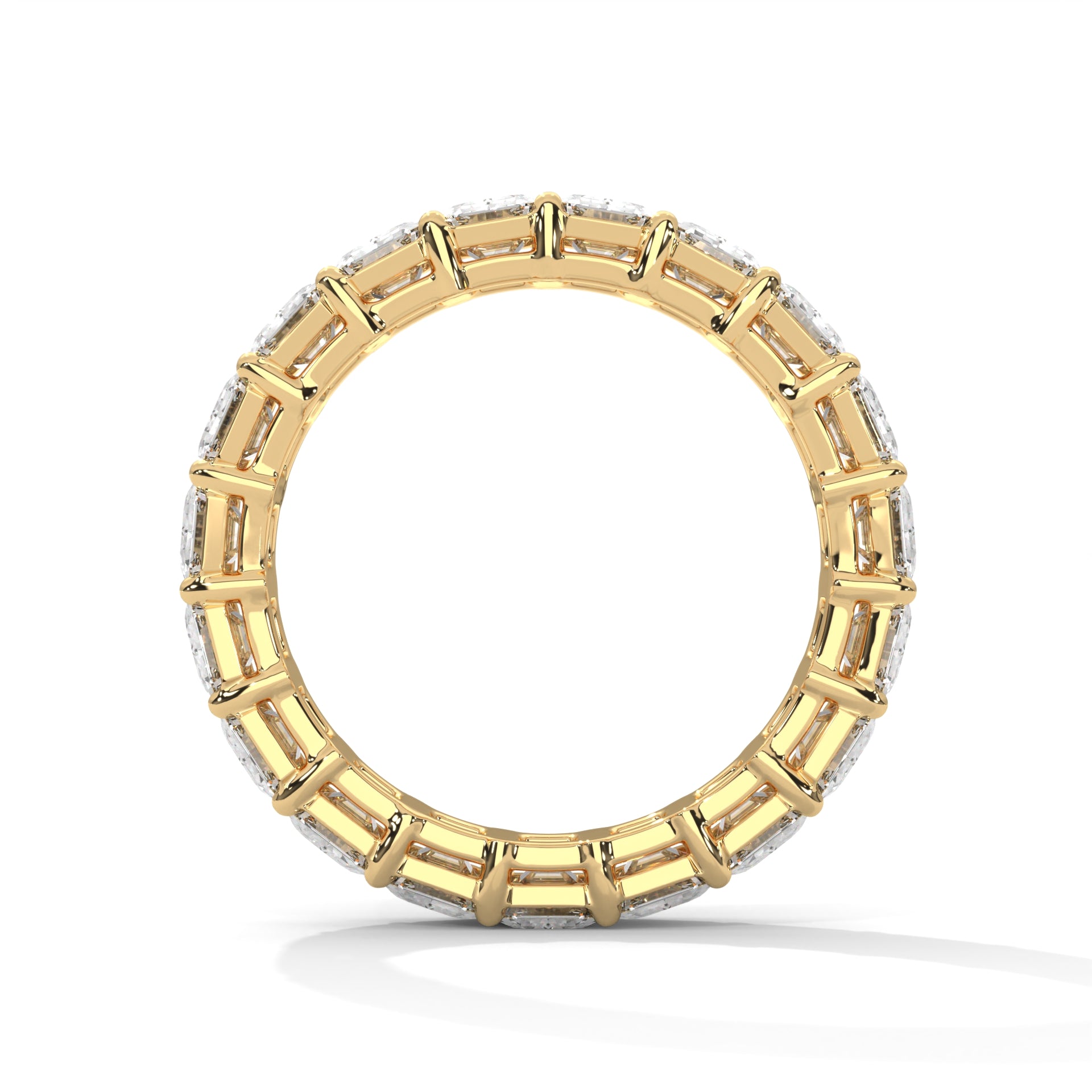 Emerald Cut Diamond Eternity Band Ring
