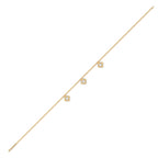 Triple Clover Station Bracelet
