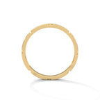 Faceted Gold Wedding Band