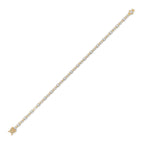 Emerald & Oval Diamond Tennis Bracelet