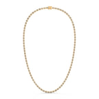 Emerald Cut Diamond Tennis Necklace