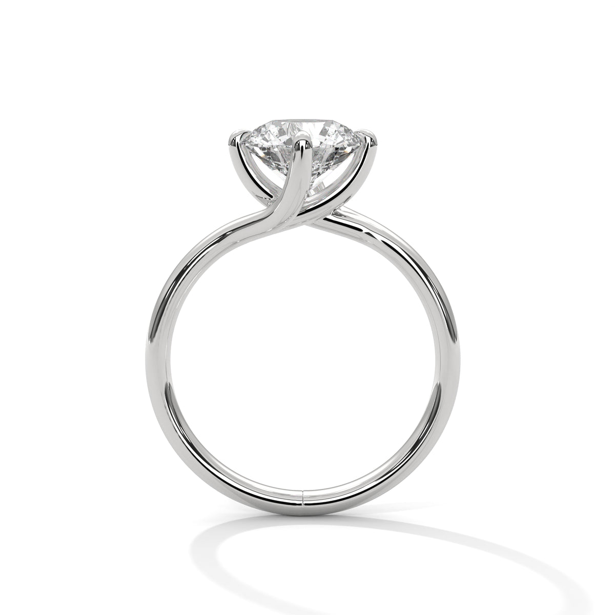 Éterna Twist Lab Grown Diamond Engagement Ring – view 3 of 9 | Jewelix Atelier