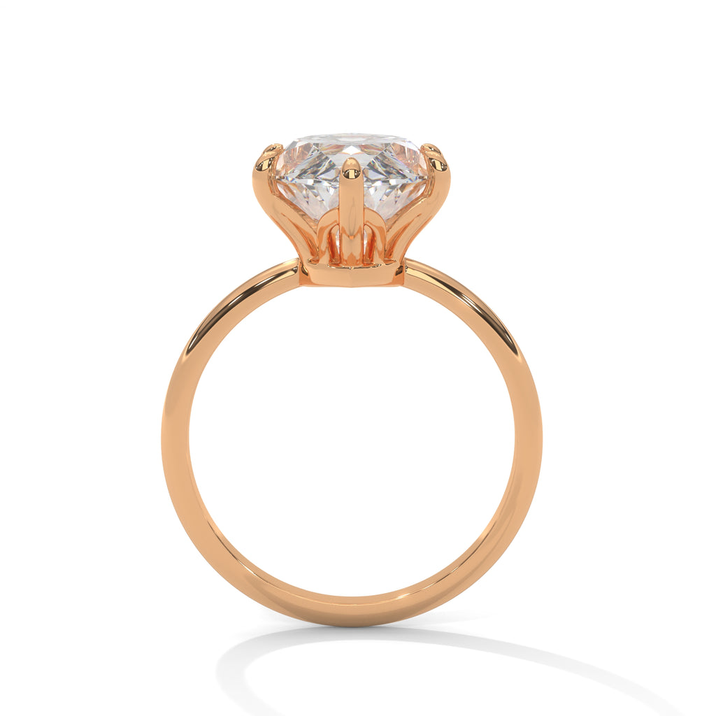 Marquise Cut Solitaire Engagement Ring