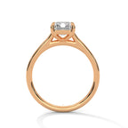 Emerald Cut Solitaire Engagement Ring