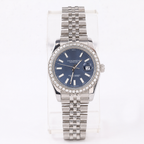 Silver Tone Luxury Automatic Style Watch