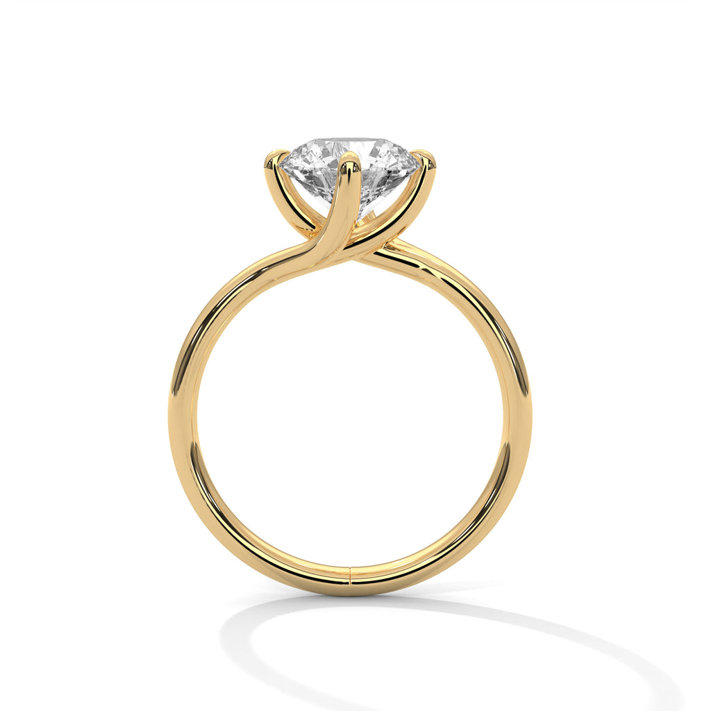 Round Brilliant Solitaire Diamond Engagement Ring