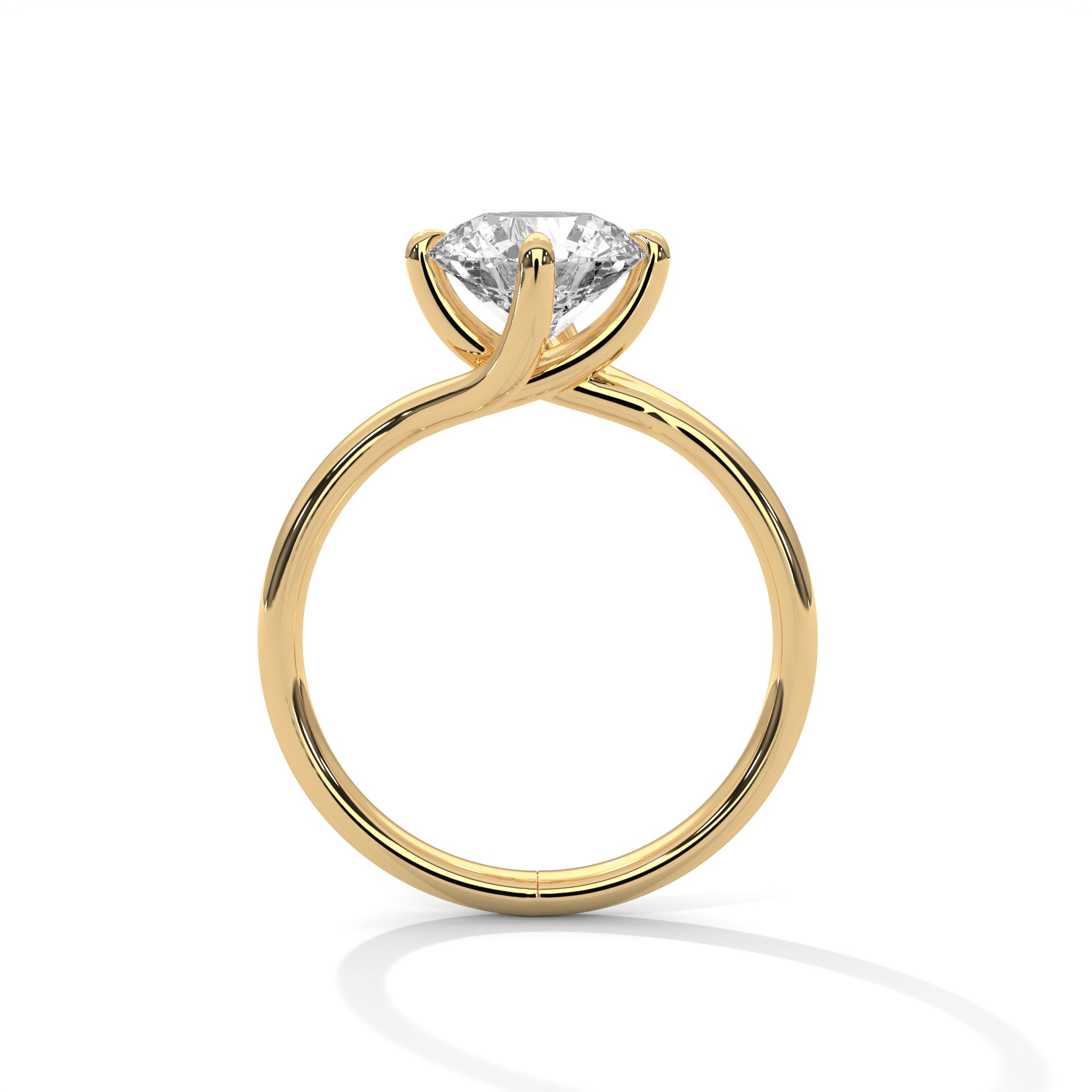 Round Brilliant Solitaire Diamond Engagement Ring