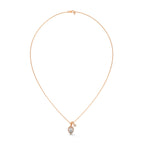 Pear Diamond Halo Pendant