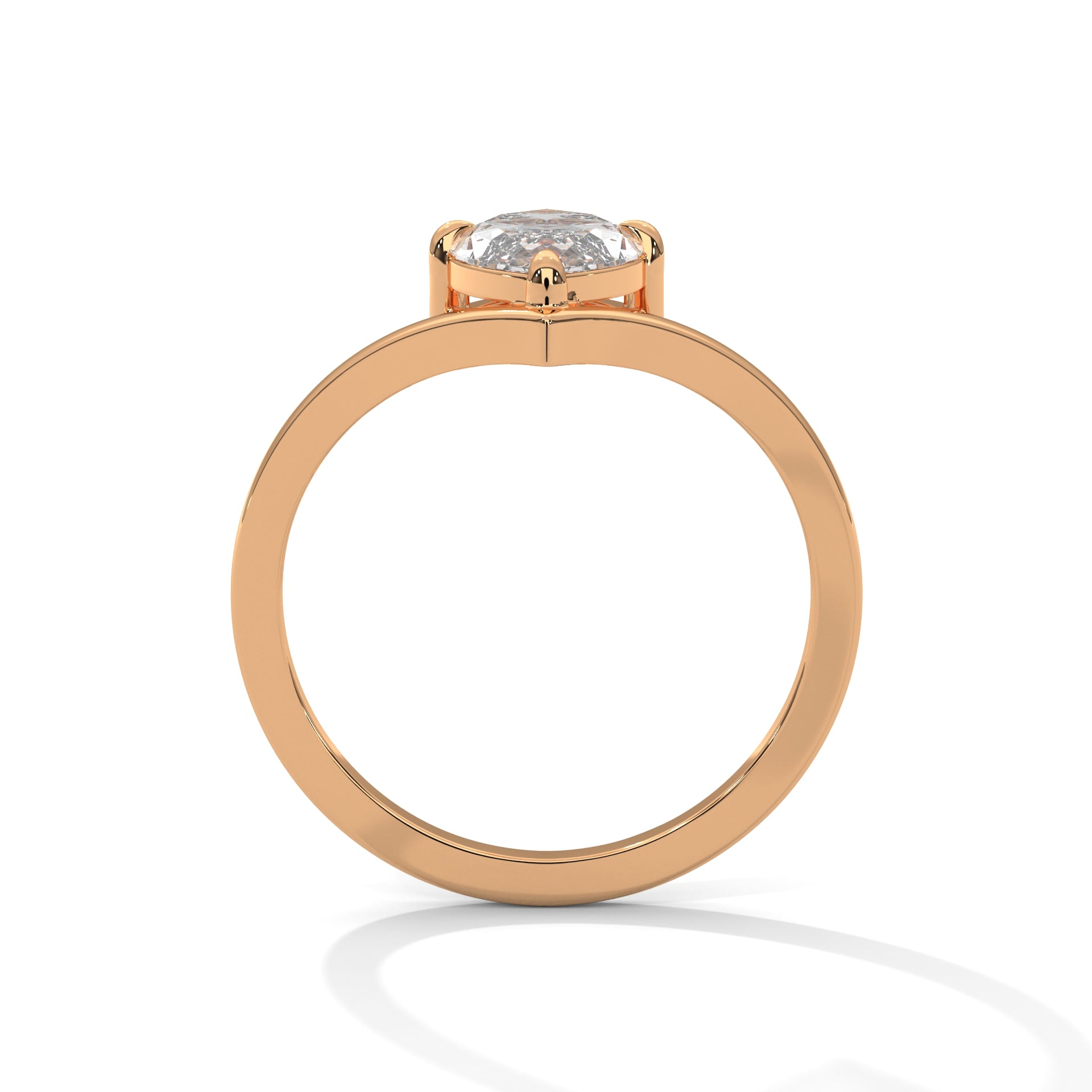 Marquise Cut Solitaire Engagement Ring