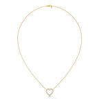Open Heart Diamond Pendant