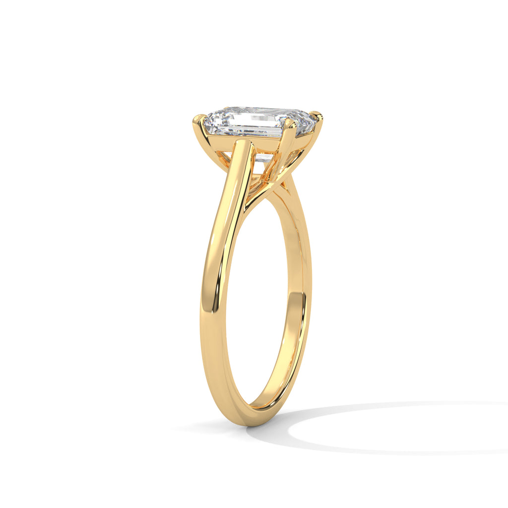 Radiant Cut Solitaire Engagement Ring