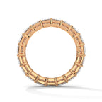 Emerald Cut Diamond Eternity Band Ring