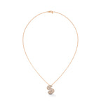 Diamond Initial "S" Pendant Necklace