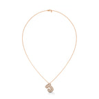 Diamond Initial "J" Pendant