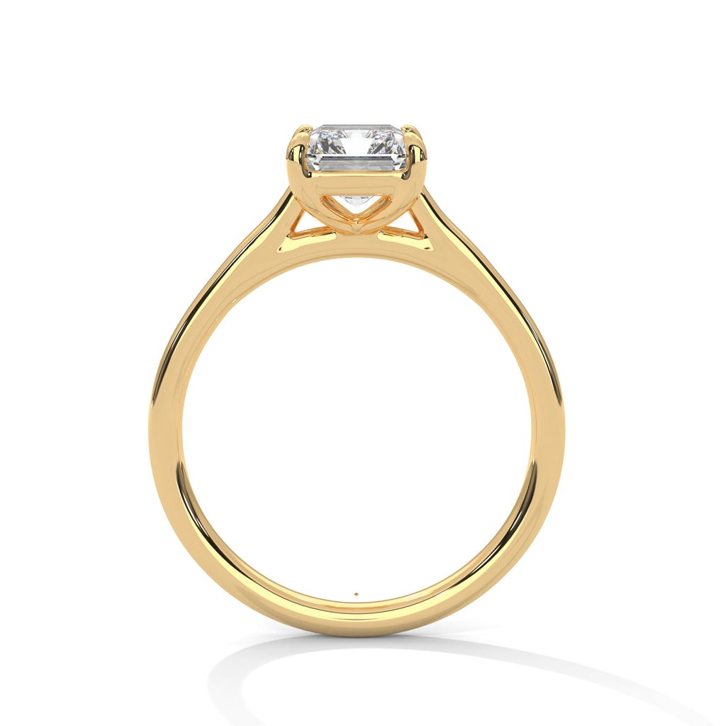 Emerald Cut Solitaire Engagement Ring
