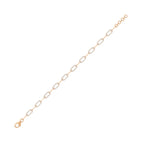 Diamond Paperclip Link Bracelet